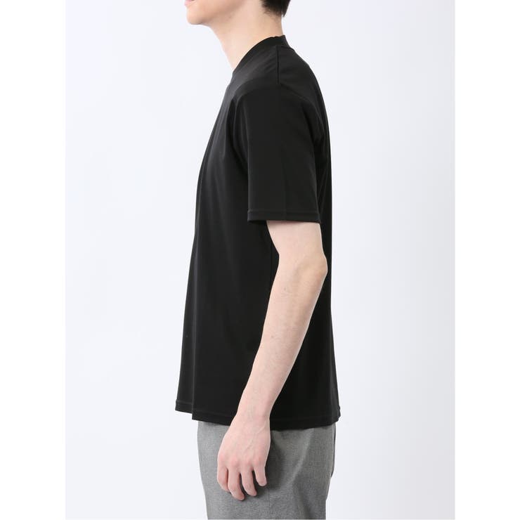 【DRESS T-SHIRT】綿ストレッチ スロープネック半袖Tシャツ | TAKA-Q MEN | 詳細画像19 