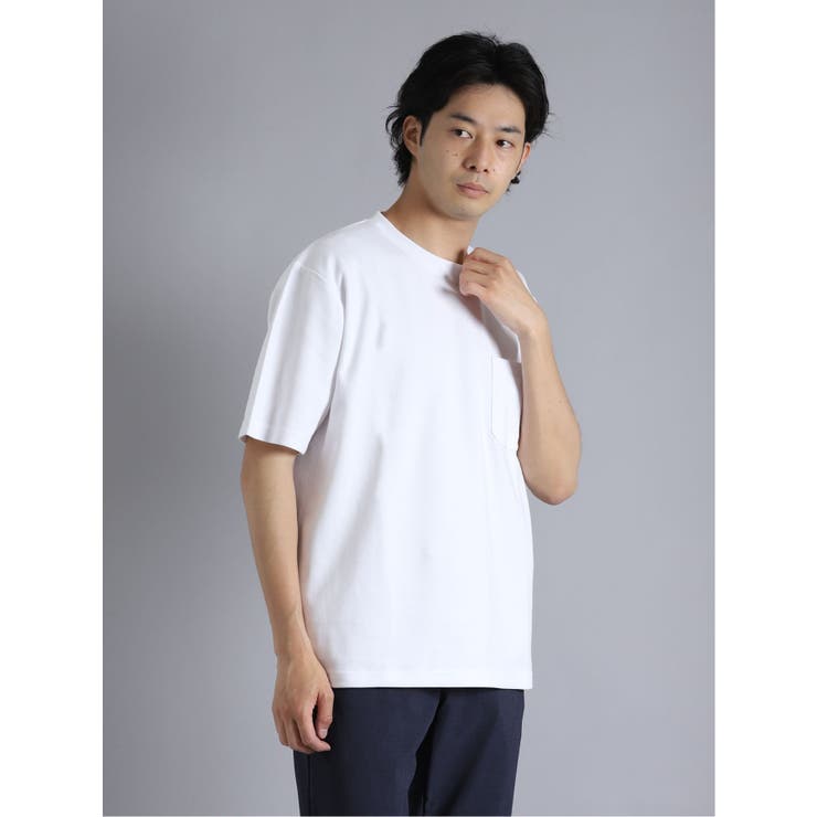 吸汗速乾 ルーズフィット クルーネック半袖Tシャツ[品番：TKQJ0011470