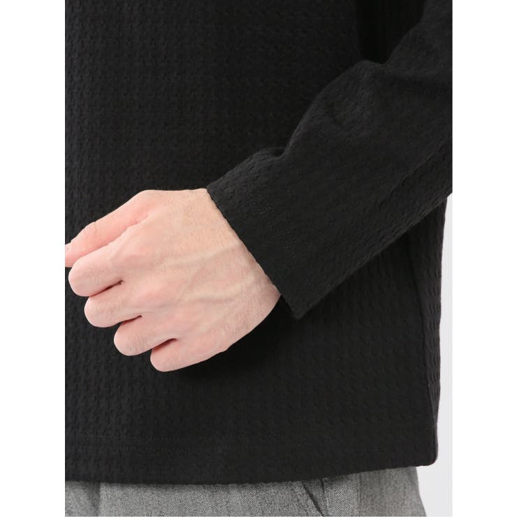 千鳥ジャガード クルーネック長袖Tシャツ | TAKA-Q MEN | 詳細画像20 