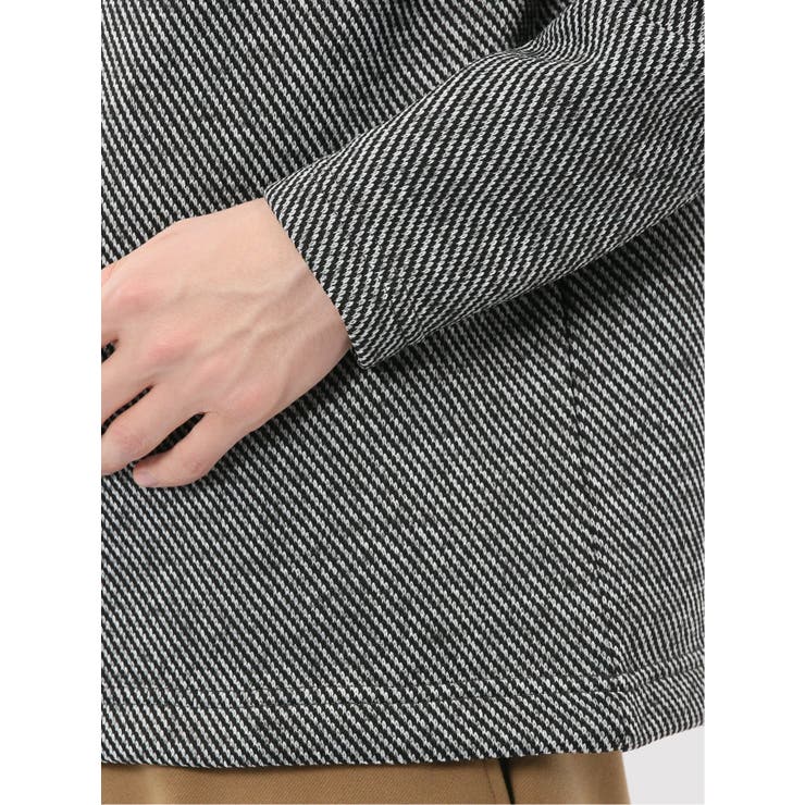 裏起毛ツイル クルーネック長袖Tシャツ | TAKA-Q MEN | 詳細画像20 