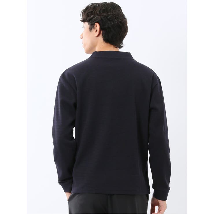 ウェーブジャガード モックネック長袖Tシャツ | TAKA-Q MEN | 詳細画像15 