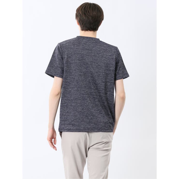 ハイストレッチ メランジ クルーネック半袖Tシャツ | TAKA-Q MEN | 詳細画像15 