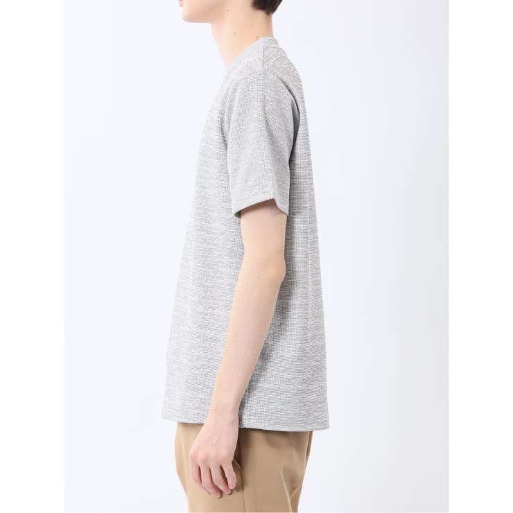 ハイストレッチ メランジ クルーネック半袖Tシャツ | TAKA-Q MEN | 詳細画像7 