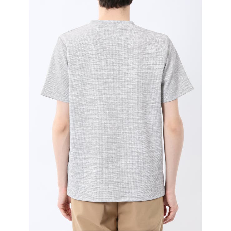 ハイストレッチ メランジ クルーネック半袖Tシャツ | TAKA-Q MEN | 詳細画像8 