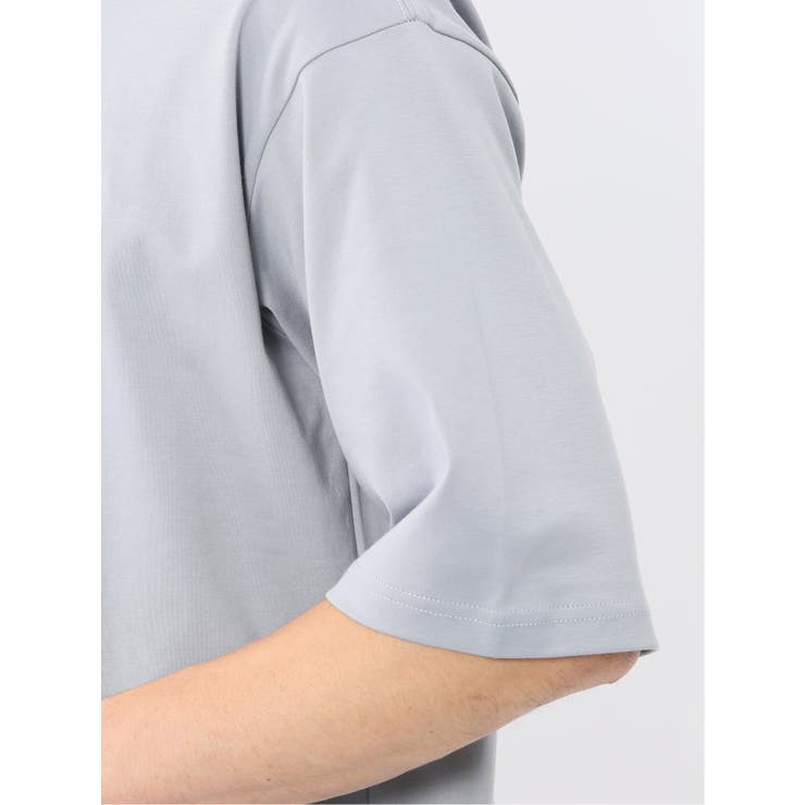 綿100% ロゴ刺繍 クルーネック半袖Tシャツ | TAKA-Q MEN | 詳細画像40 