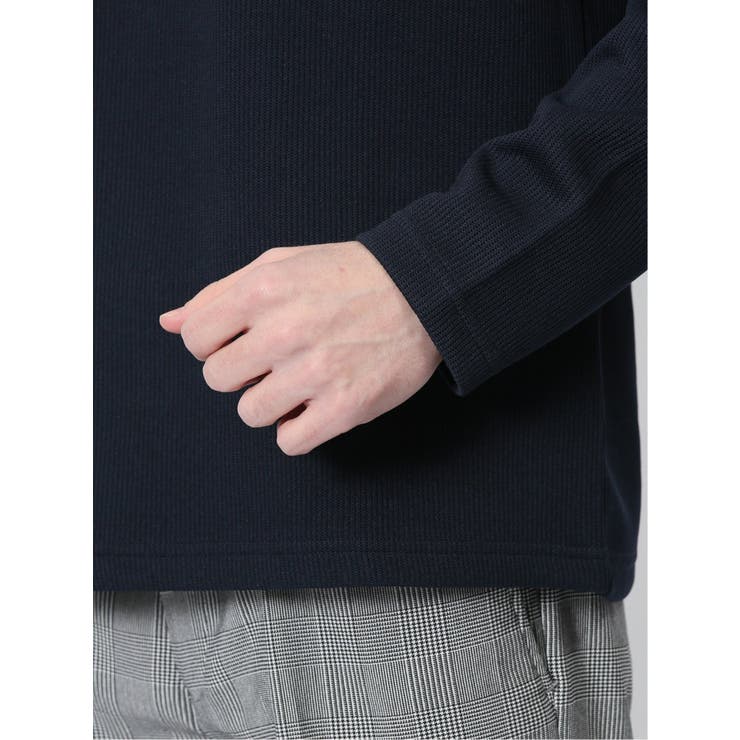 ストレッチ ダブルフェイス Vネックニットソー | TAKA-Q MEN | 詳細画像36 