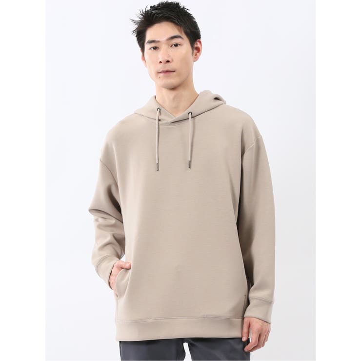 33ベージュ | ストレッチ ソフトダンボール プルパーカー | TAKA-Q MEN