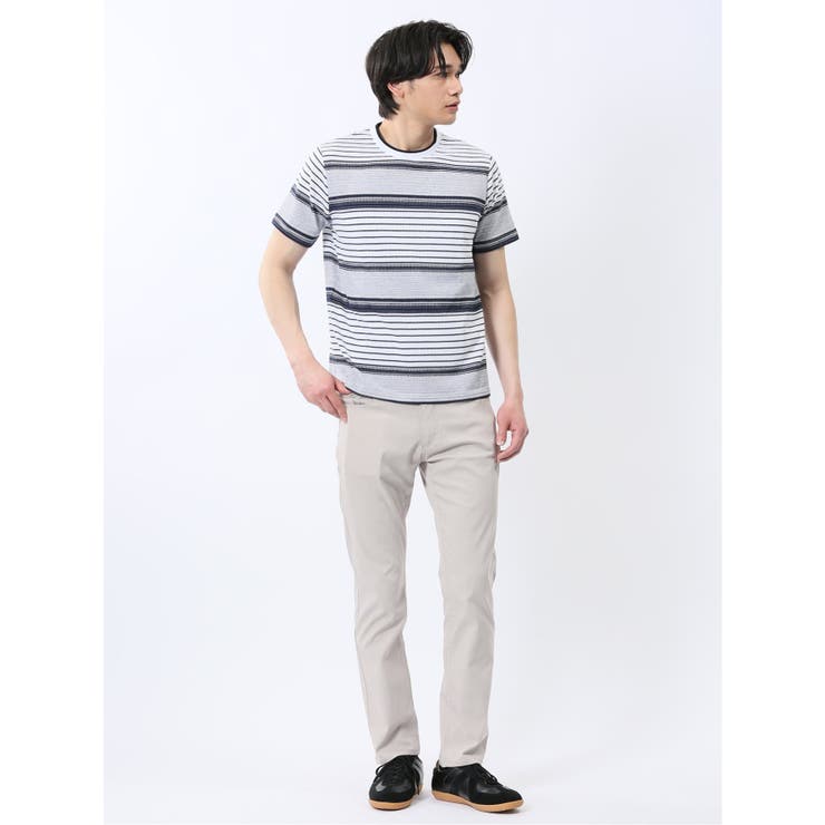ポップコーンボーダー クルーネック半袖Tシャツ | TAKA-Q MEN | 詳細画像15 