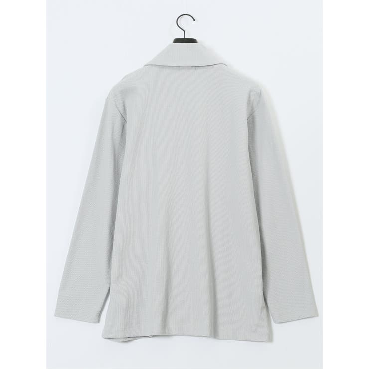 綿混鹿の子 ショールカーディガン | TAKA-Q MEN | 詳細画像12 