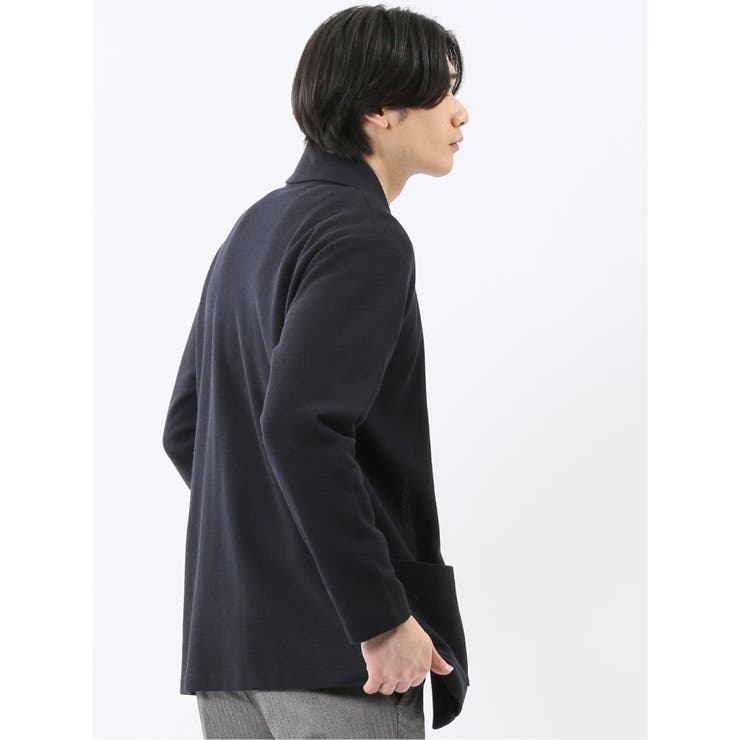 綿混鹿の子 ショールカーディガン | TAKA-Q MEN | 詳細画像18 