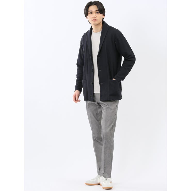 綿混鹿の子 ショールカーディガン | TAKA-Q MEN | 詳細画像19 