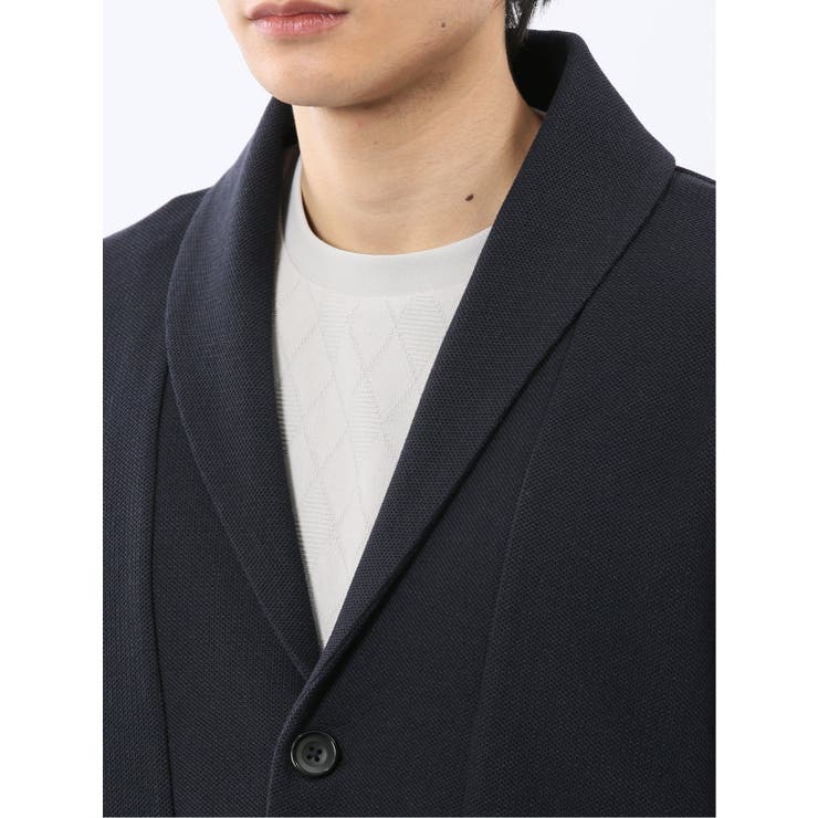 綿混鹿の子 ショールカーディガン | TAKA-Q MEN | 詳細画像23 