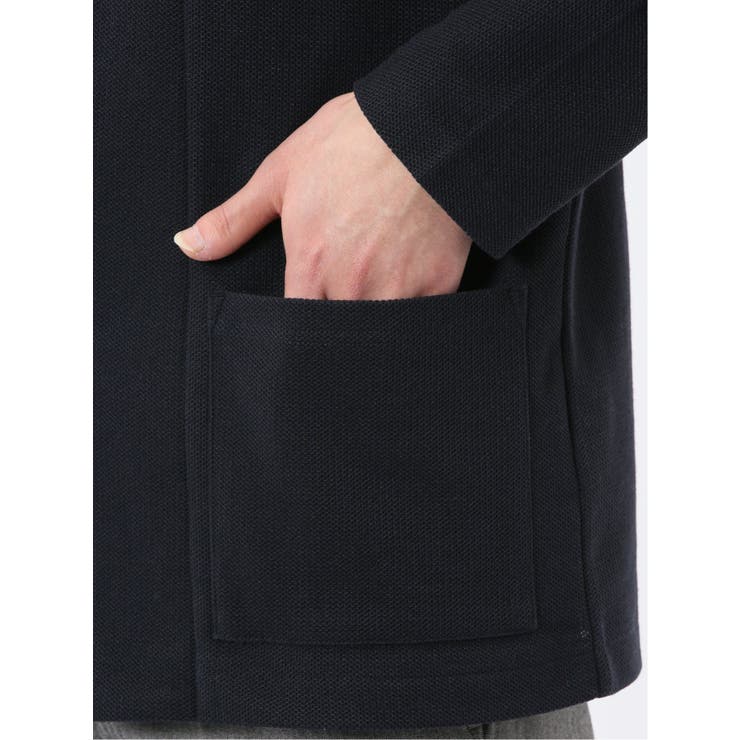 綿混鹿の子 ショールカーディガン | TAKA-Q MEN | 詳細画像24 