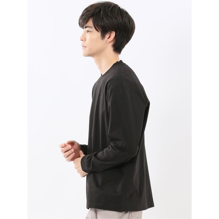 ソロナ天竺 クルーネック 長袖Tシャツ | TAKA-Q MEN | 詳細画像20 