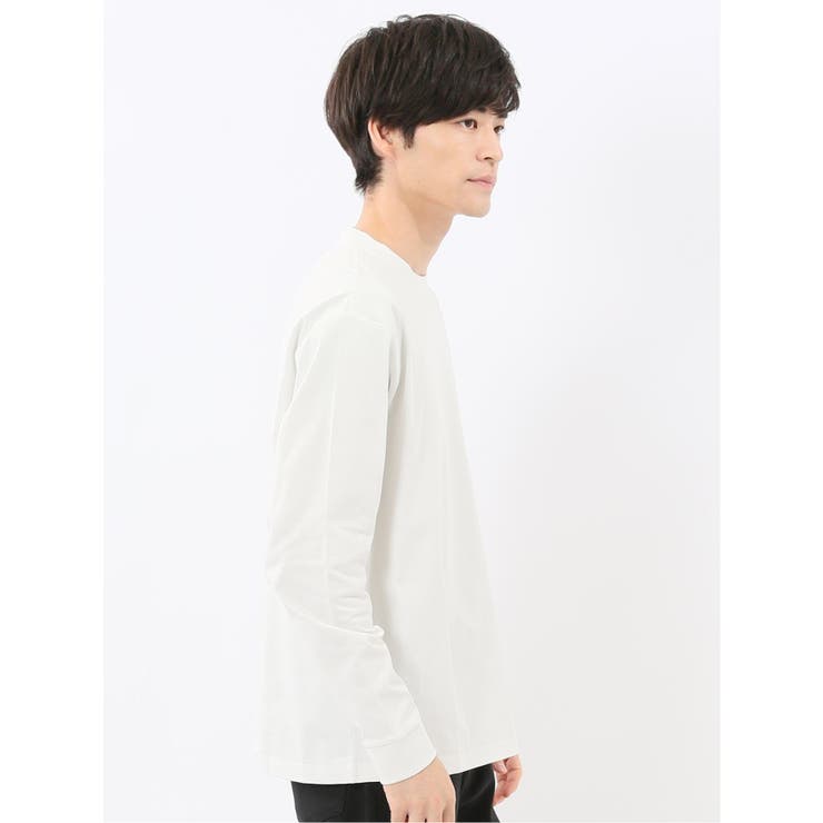 ソロナ天竺 クルーネック 長袖Tシャツ | TAKA-Q MEN | 詳細画像4 