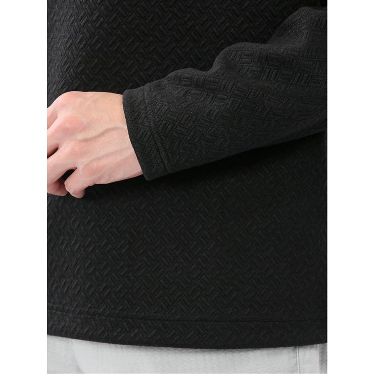 ジオメトリックジャガード クルーネック長袖Tシャツ | TAKA-Q MEN | 詳細画像23 