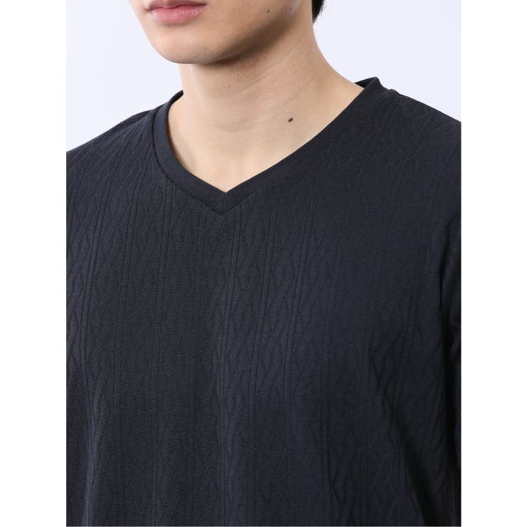 リンクスケーブル Vネック半袖Tシャツ | TAKA-Q MEN | 詳細画像19 