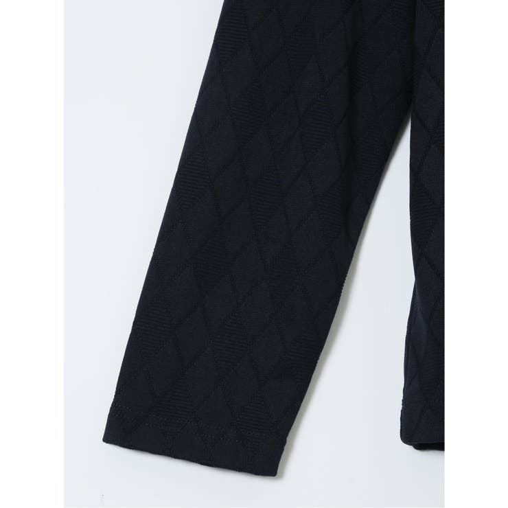 アーガイルジャガード クルーネック長袖Tシャツ | TAKA-Q MEN | 詳細画像14 