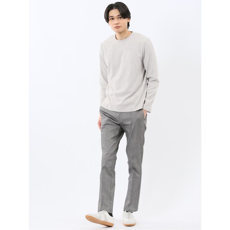 アーガイルジャガード クルーネック長袖Tシャツ | TAKA-Q MEN | 詳細画像19 