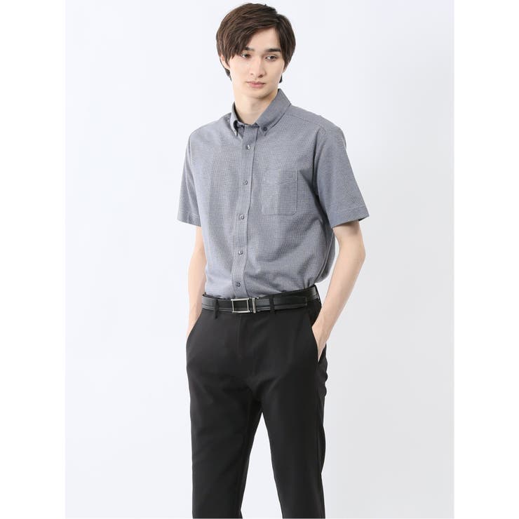 Biz アルティマ ボタンダウン半袖 ビズシャツ | TAKA-Q MEN | 詳細画像1 