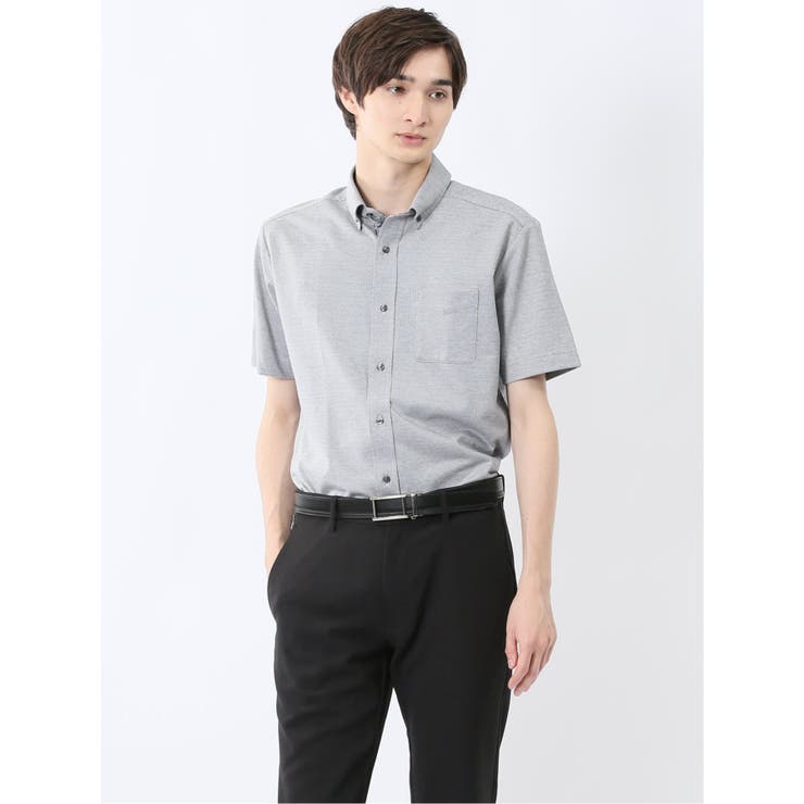 Biz アルティマ ボタンダウン半袖 ビズシャツ | TAKA-Q MEN | 詳細画像1 