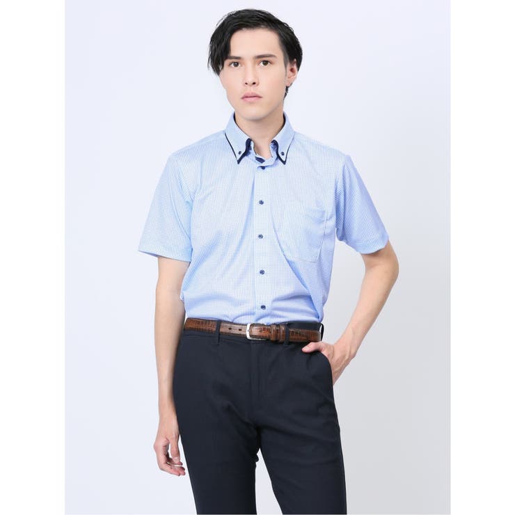 Biz クールパス ボタンダウン半袖 ビズシャツ | TAKA-Q MEN | 詳細画像3 