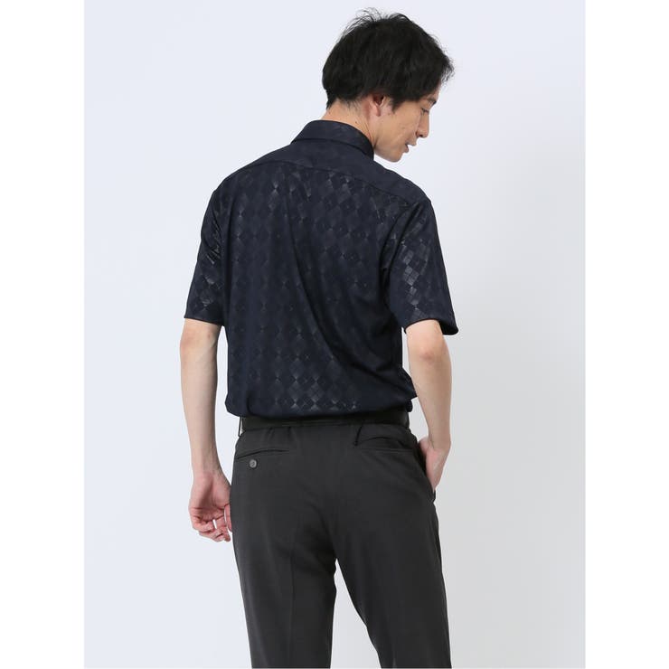 Biz クールパス ショートワイドカラー半袖 ビズシャツ | TAKA-Q MEN | 詳細画像3 