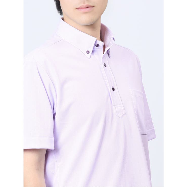 Biz クールパス ボタンダウン半袖 ビズポロ | TAKA-Q MEN | 詳細画像11 