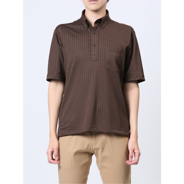 Biz クールパス ボタンダウン半袖 ビズポロ | TAKA-Q MEN | 詳細画像17 