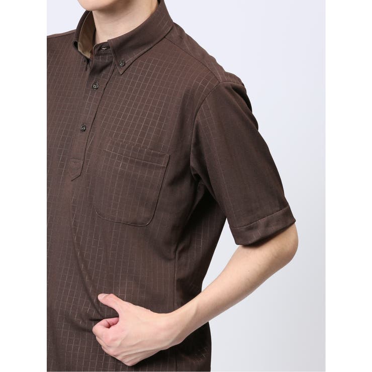 Biz クールパス ボタンダウン半袖 ビズポロ | TAKA-Q MEN | 詳細画像21 