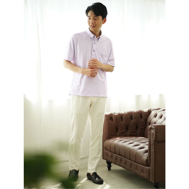 Biz クールパス ボタンダウン半袖 ビズポロ | TAKA-Q MEN | 詳細画像3 