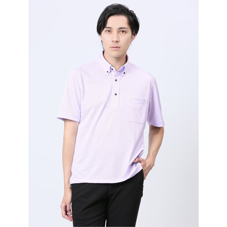 Biz クールパス ボタンダウン半袖 ビズポロ | TAKA-Q MEN | 詳細画像4 