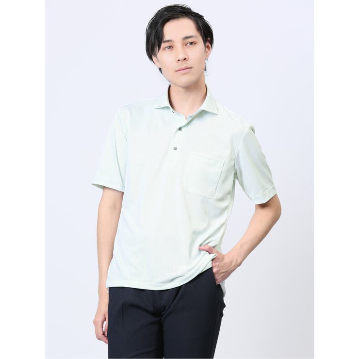 Biz クールパス カッタウェイ半袖 ビズポロ | TAKA-Q MEN | 詳細画像4 