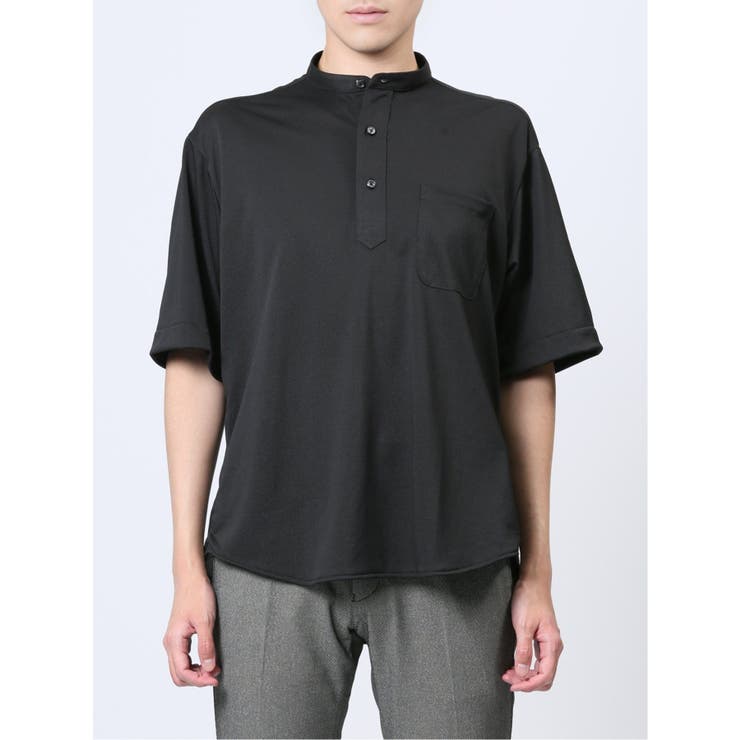 Biz クールパス バンドカラー半袖 ビズポロ | TAKA-Q MEN | 詳細画像15 