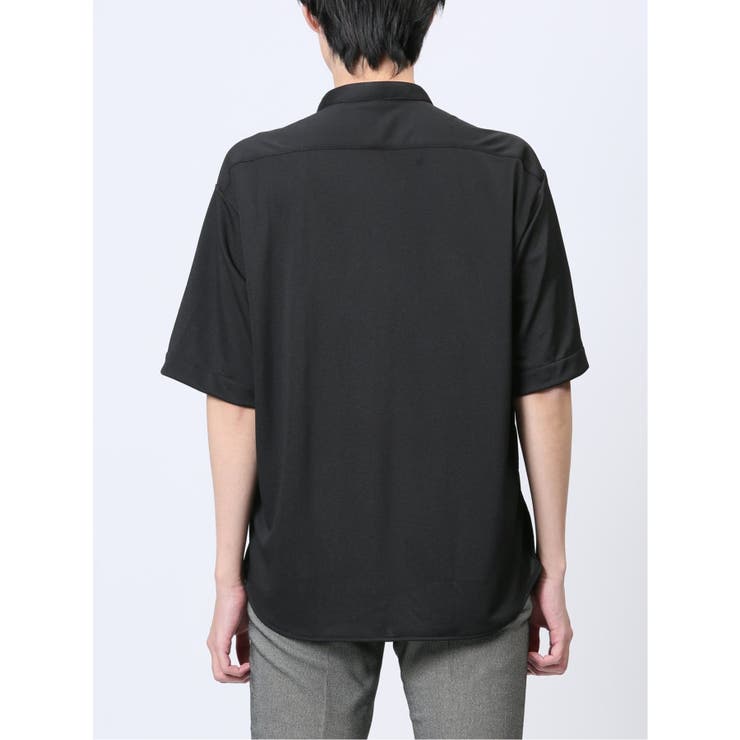 Biz クールパス バンドカラー半袖 ビズポロ | TAKA-Q MEN | 詳細画像17 