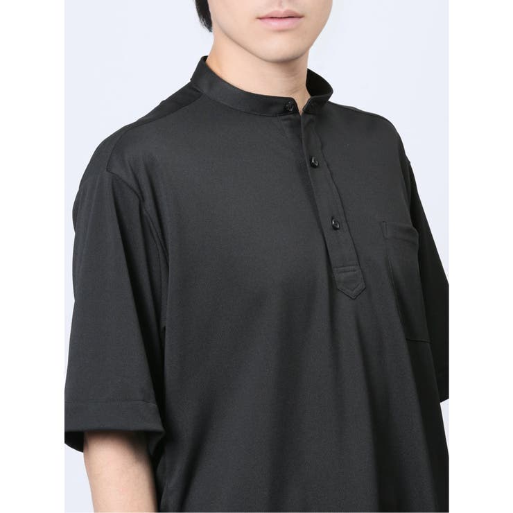 Biz クールパス バンドカラー半袖 ビズポロ | TAKA-Q MEN | 詳細画像18 