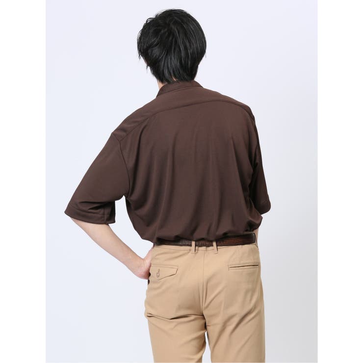 Biz クールパス バンドカラー半袖 ビズポロ | TAKA-Q MEN | 詳細画像22 