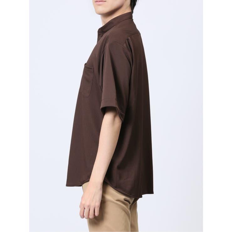 Biz クールパス バンドカラー半袖 ビズポロ | TAKA-Q MEN | 詳細画像25 