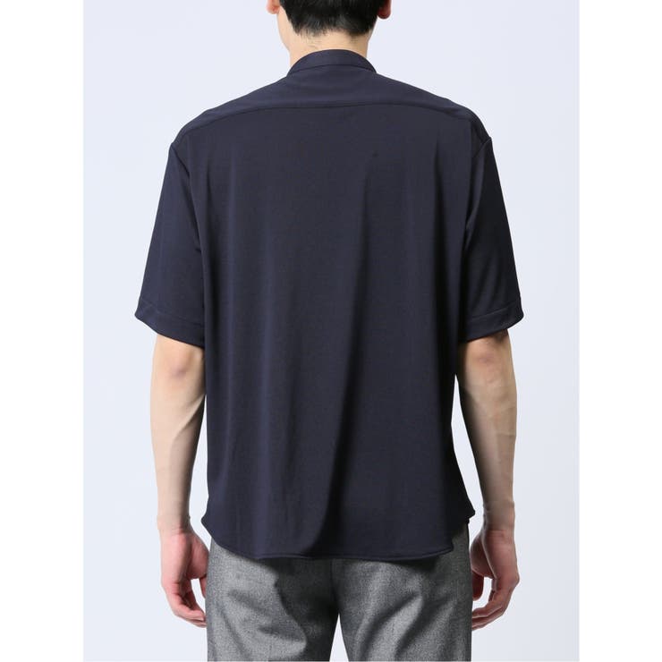 Biz クールパス バンドカラー半袖 ビズポロ[品番：TKQJ0022309