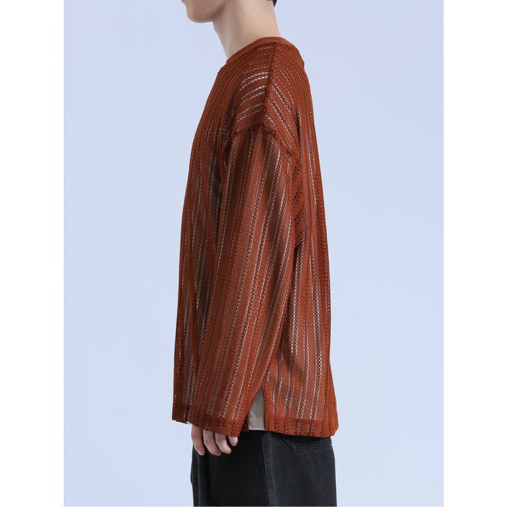 メッシュＴシャツ+無地Ｔシャツ アンサンブル | TAKA-Q MEN | 詳細画像15 