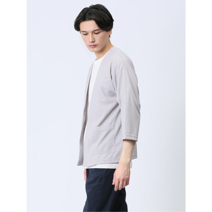 7分袖カーディガン&半袖Tシャツ アンサンブル | TAKA-Q MEN | 詳細画像16 