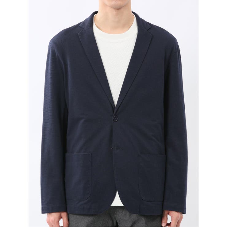 ストレッチ カットジャガード 2ボタン ジャケット | TAKA-Q MEN | 詳細画像15 