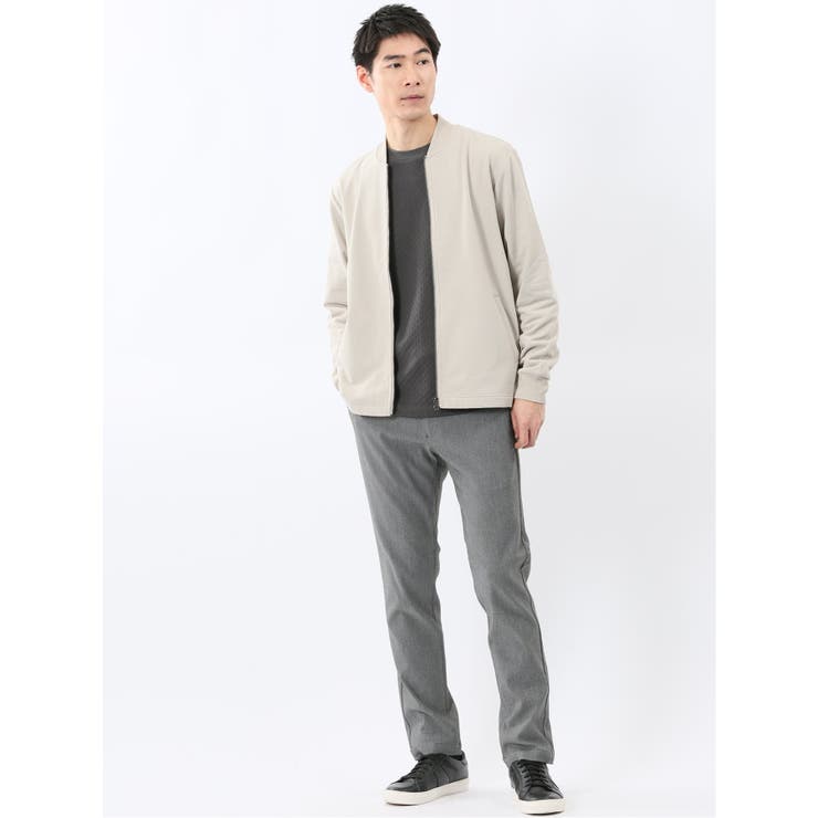 KAITEKI+ ストレッチ ミニ裏毛 リブブルゾン | TAKA-Q MEN | 詳細画像19 