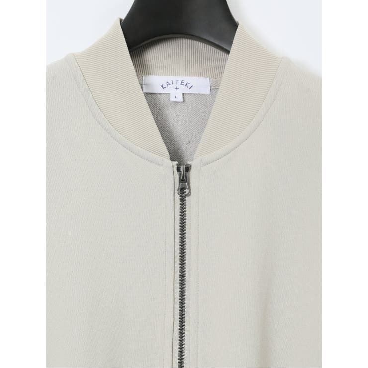 KAITEKI+ ストレッチ ミニ裏毛 リブブルゾン | TAKA-Q MEN | 詳細画像27 