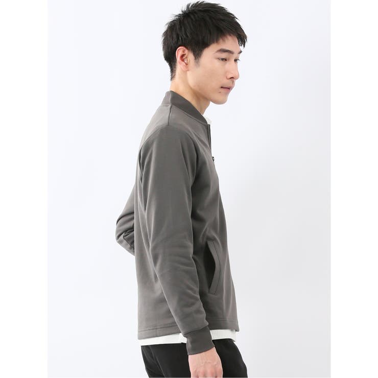 KAITEKI+ ストレッチ ミニ裏毛 リブブルゾン | TAKA-Q MEN | 詳細画像4 