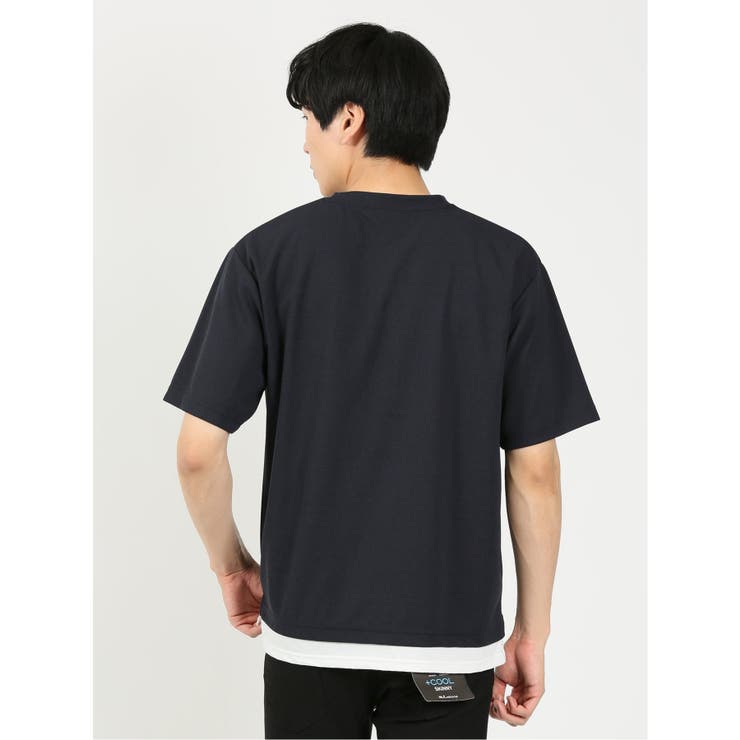 kaule 裾フェイクレイヤード クルーネック半袖Ｔシャツ | TAKA-Q MEN | 詳細画像22 