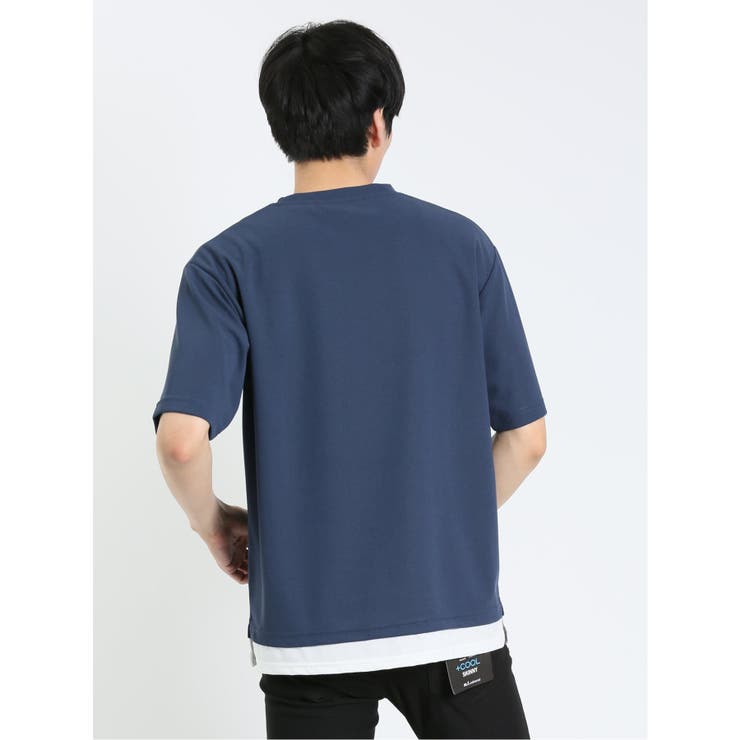 kaule 裾フェイクレイヤード クルーネック半袖Ｔシャツ | TAKA-Q MEN | 詳細画像49 