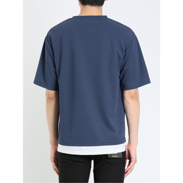 kaule 裾フェイクレイヤード クルーネック半袖Ｔシャツ | TAKA-Q MEN | 詳細画像53 