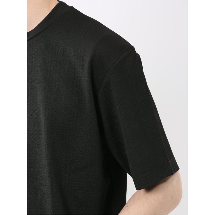 ノータベネ/NOTABENE ジャガードチェック クルーネック半袖Tシャツ | TAKA-Q MEN | 詳細画像19 