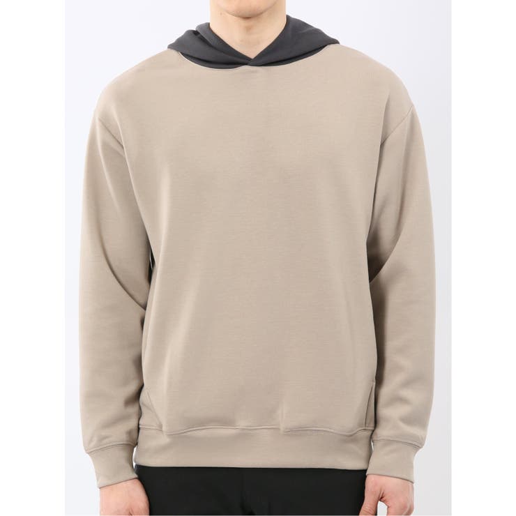 KAITEKI+ ストレッチ ダンボール 配色 プルパーカー | TAKA-Q MEN | 詳細画像15 